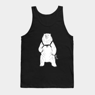 Big gay leather bear Tank Top